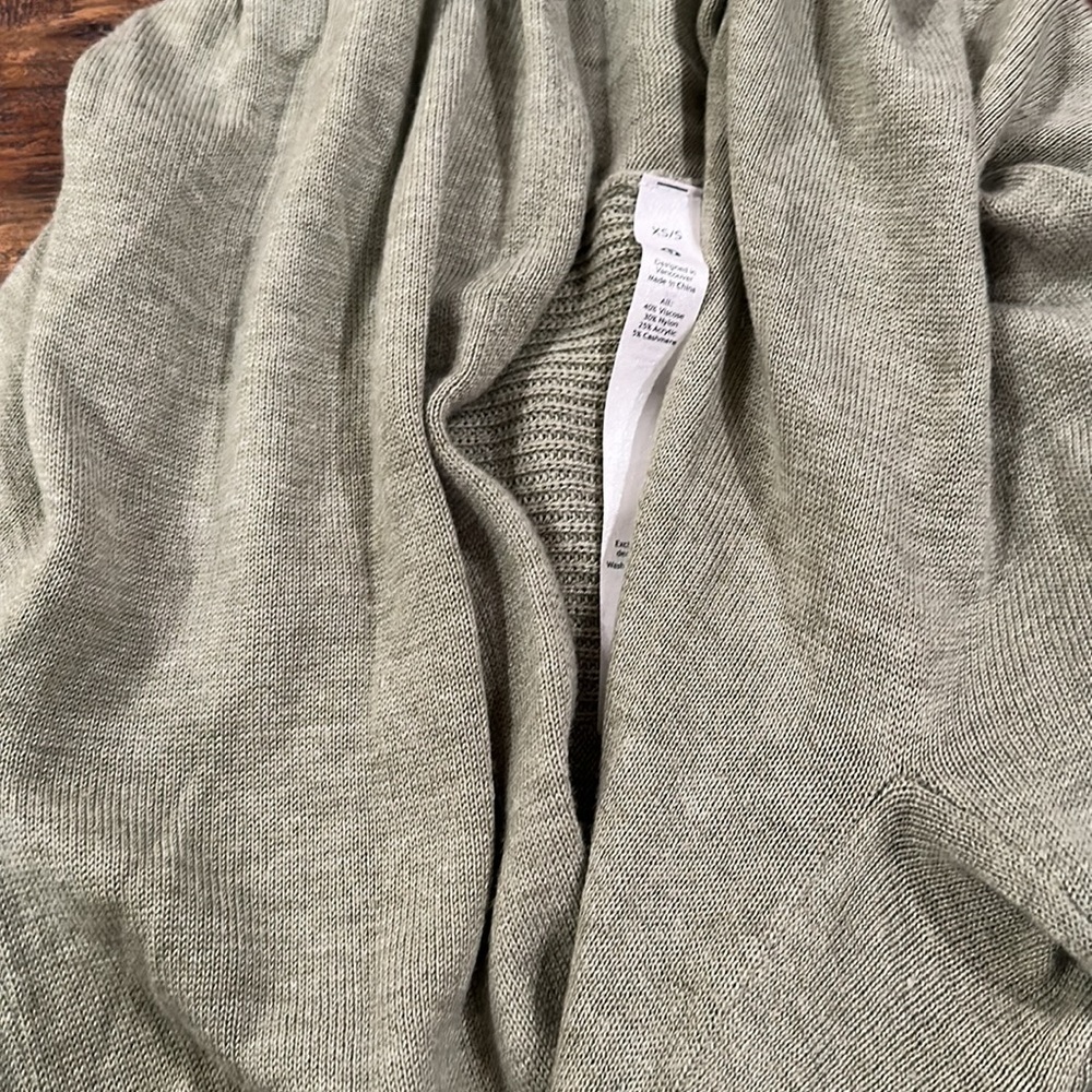 Lululemon Cashlu Knit Wrap Cardigan in Heathered Rosemary Green SzXS/S - Picture 8 of 8